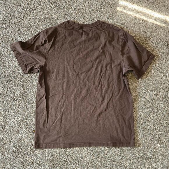 Men's CAT Construction Printed Relax Fit Casual Top Large - Picture 3 of 3